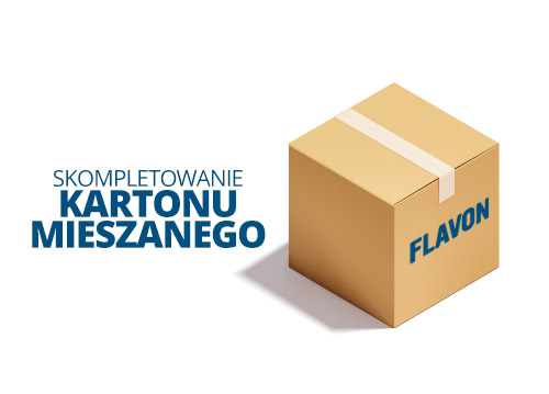Banner z kartonem mieszanym