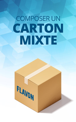 Bannière de carton mixte