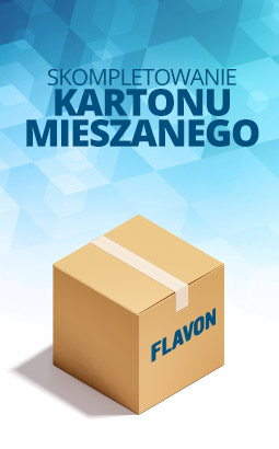 Banner z kartonem mieszanym
